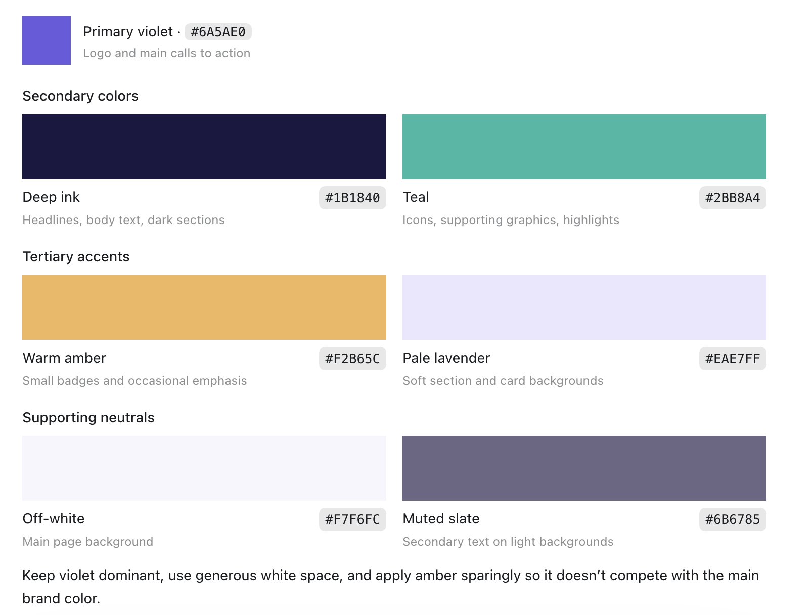 Bullish Marketing palette card